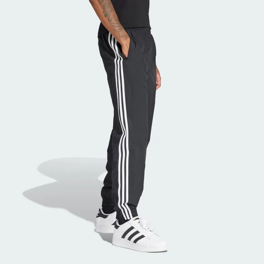 Adidas Woven Firebird Track Pants, Black/White