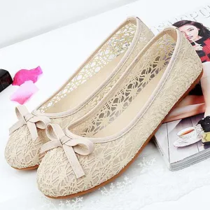 Advbridge Summer Women Flats Shoes Breathable Shallow Mouth Loafers Women Flats Shoes Mesh Sneakers Women Female Shoe Ballerina