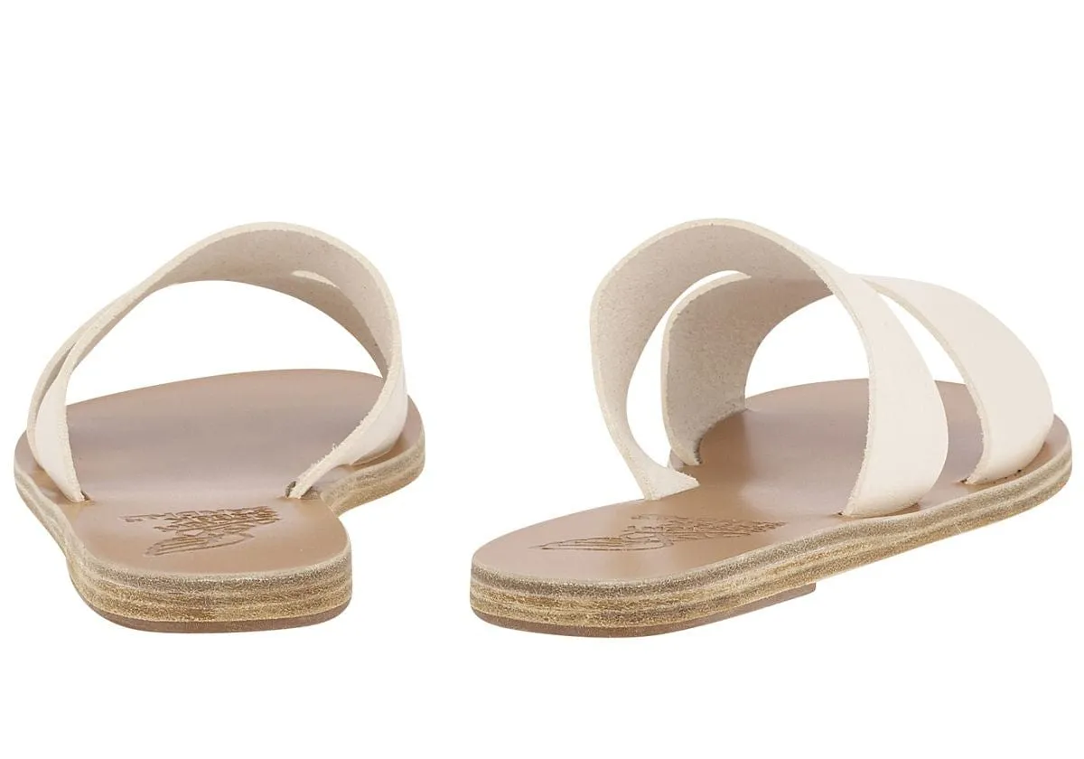 Apteros Leather Slide Sandals