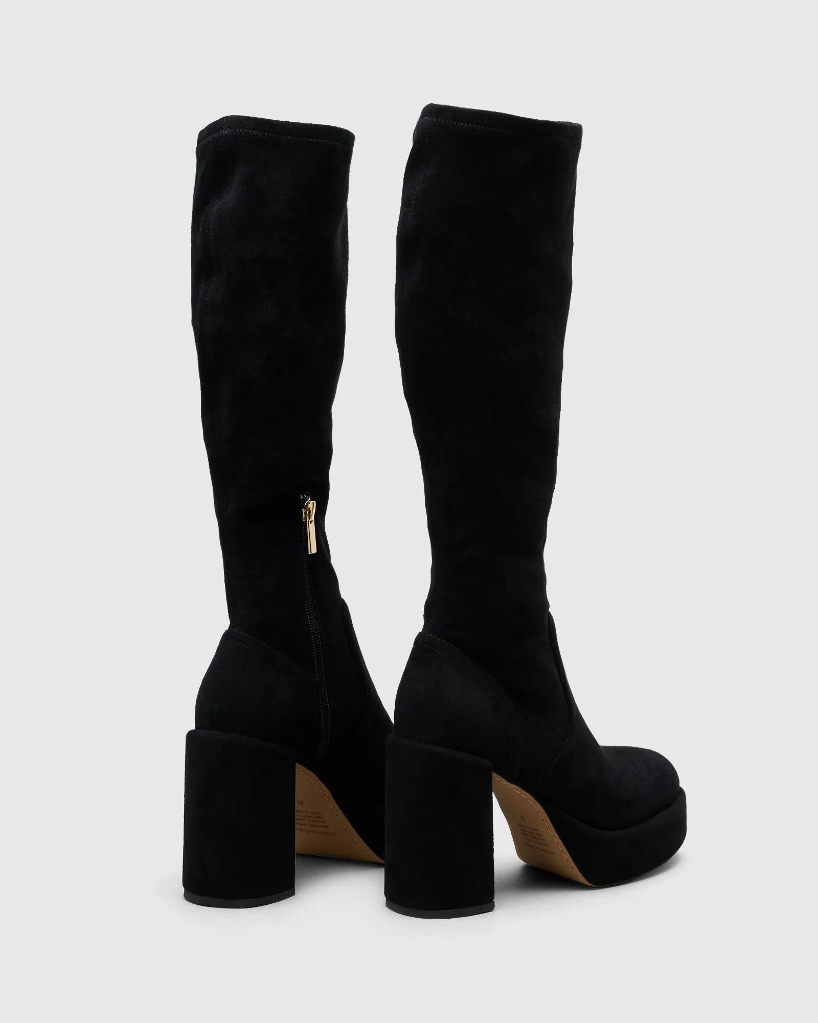 Barbie Boot Black Suede