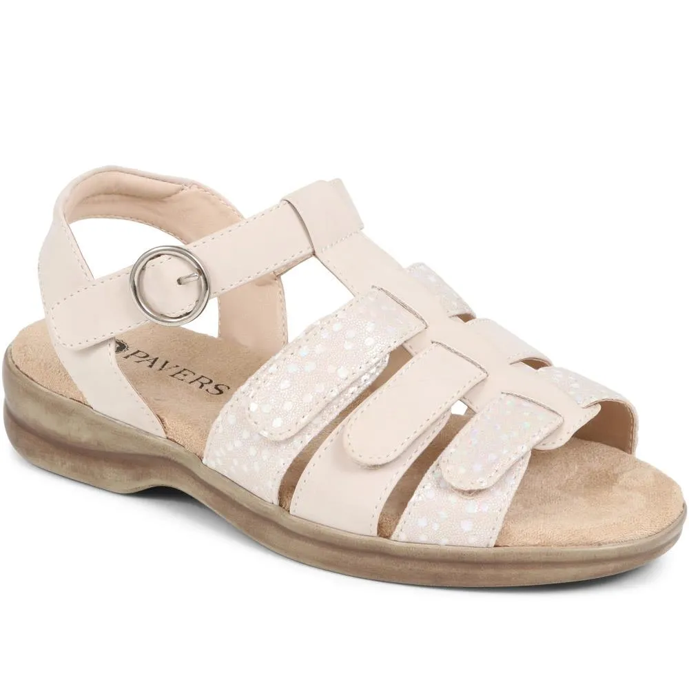 Barella Adjustable Buckle Sandals - BARELLA / 323 998