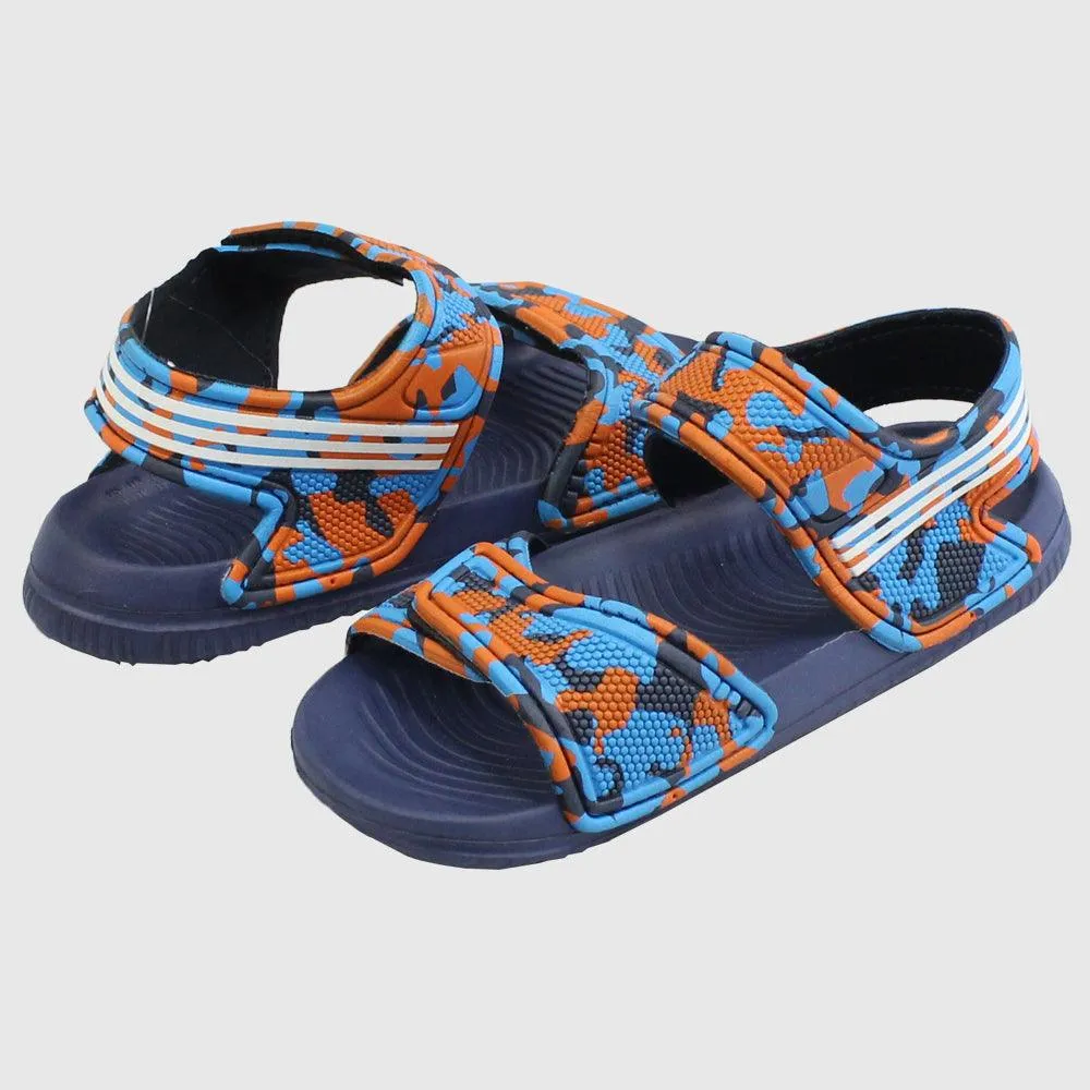 Blue Army Boys' Sandals