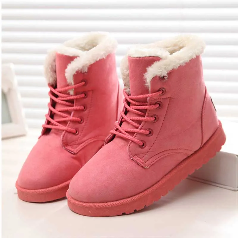 Boots Winter Warm  Women Ankle Boots