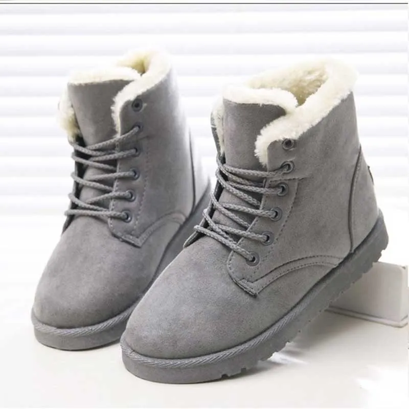 Boots Winter Warm  Women Ankle Boots