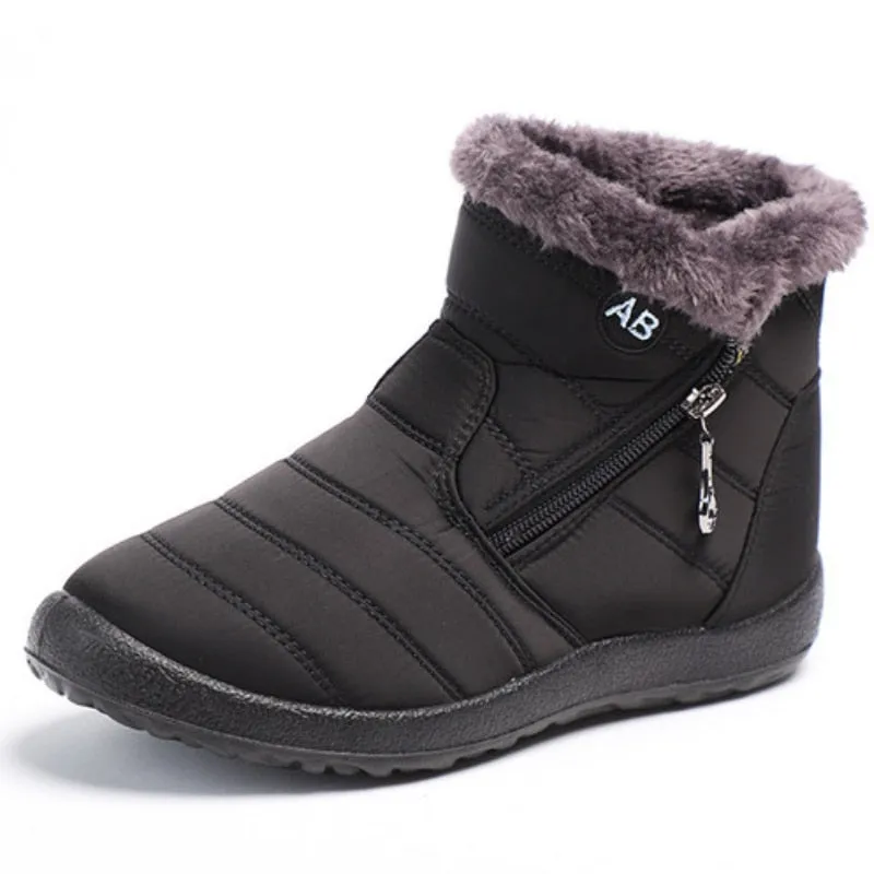 Boots Winter Warm  Women Ankle Boots