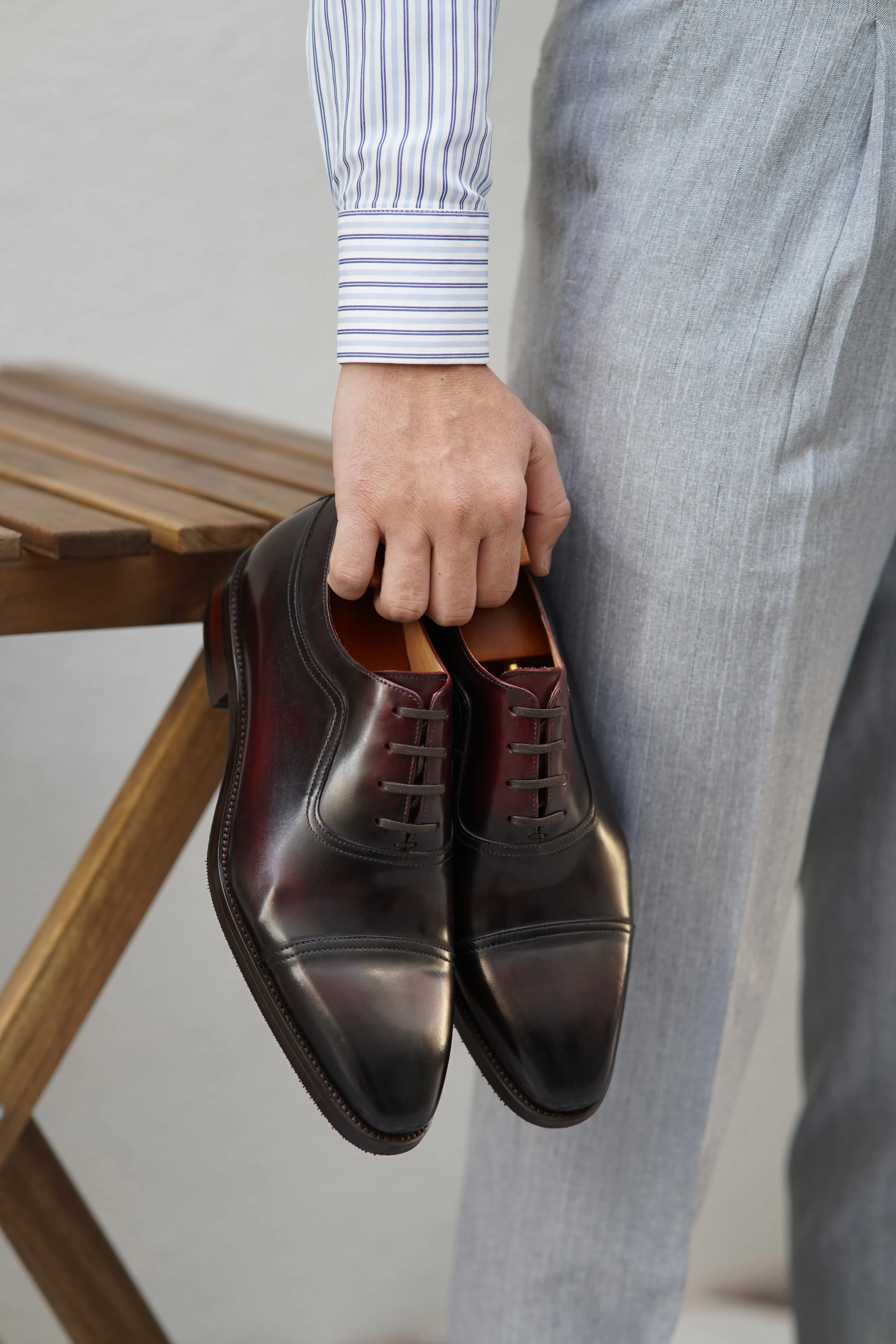 Burgundy Oxford Dress Shoes