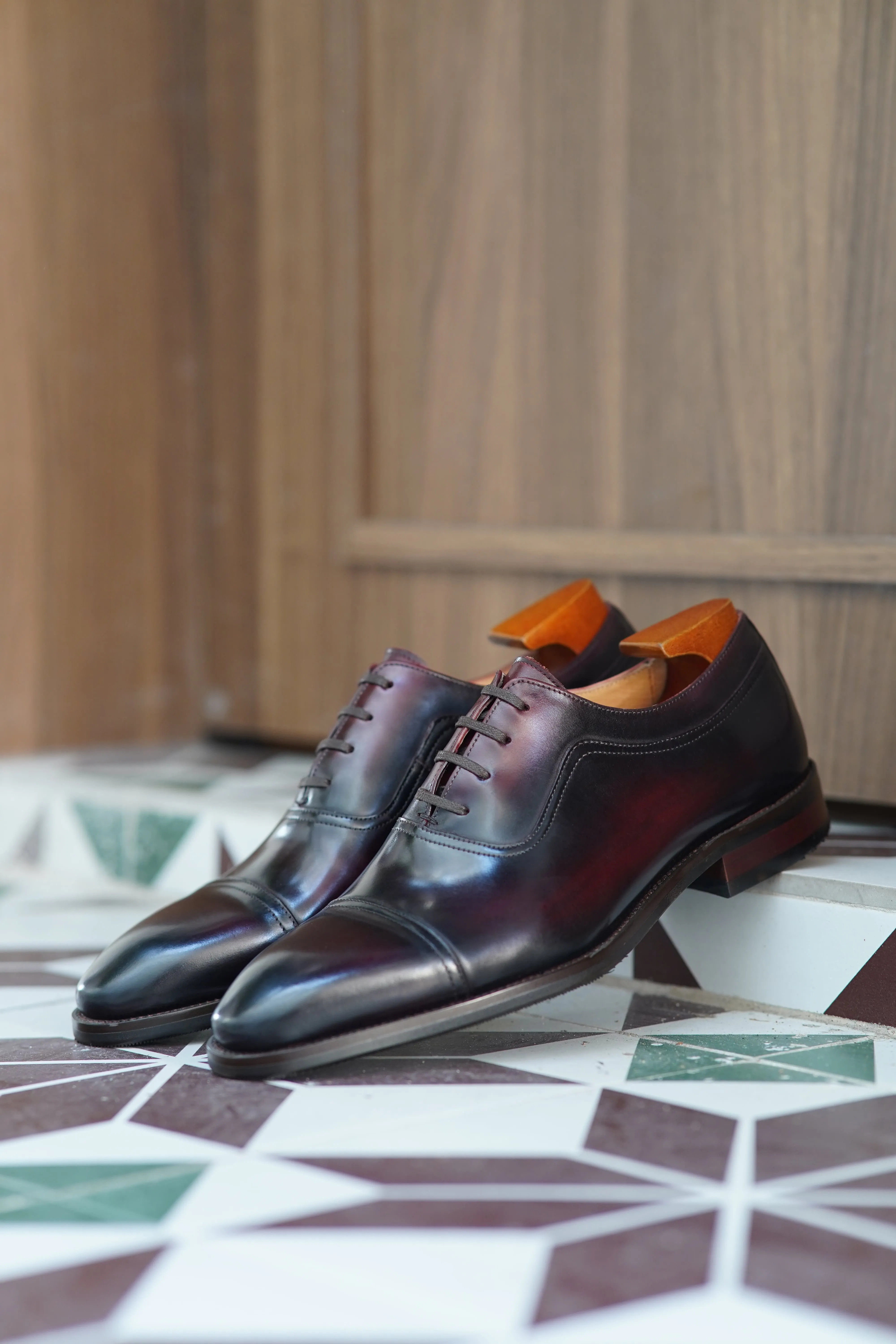 Burgundy Oxford Dress Shoes