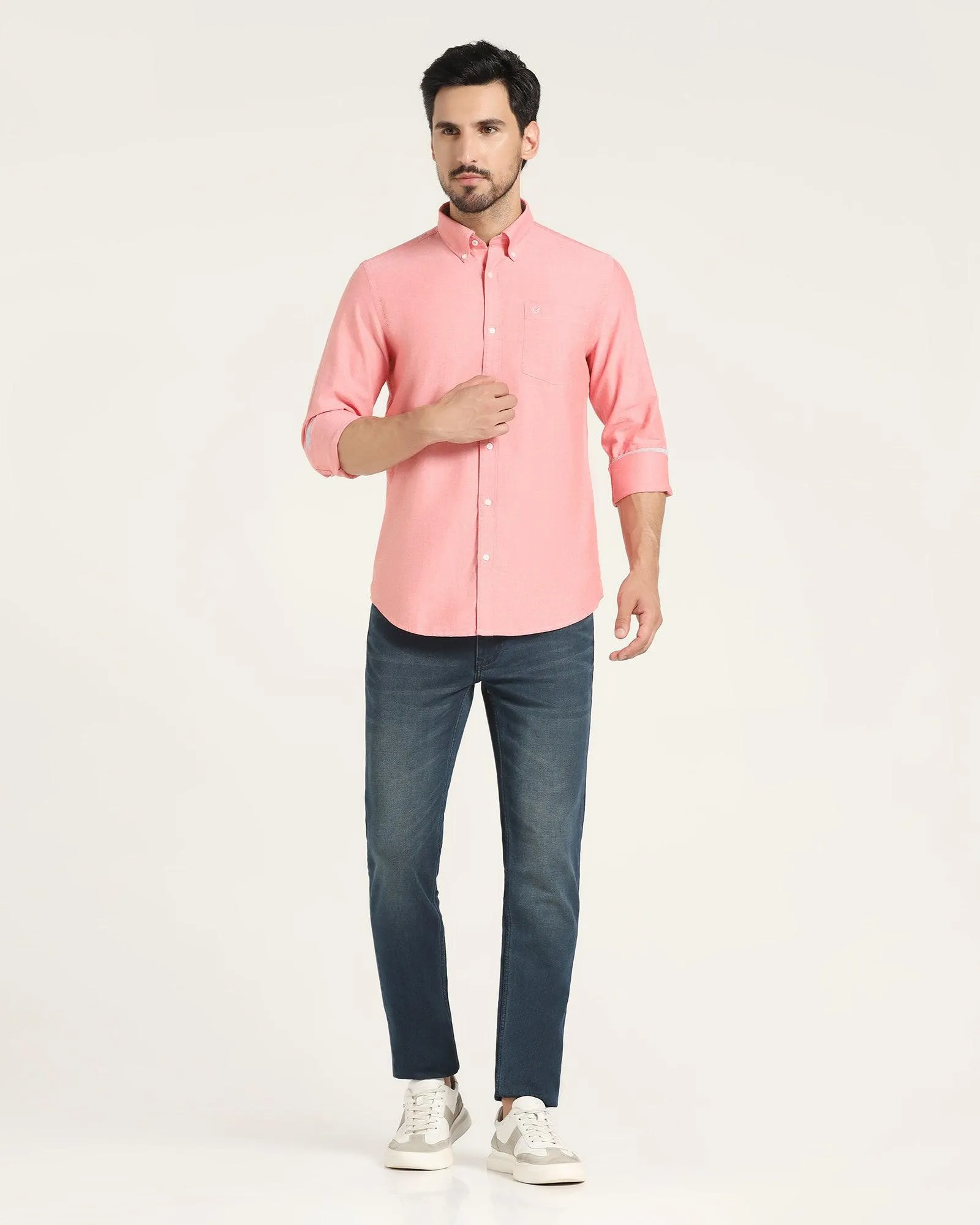 Casual Red Solid Shirt - Ronic