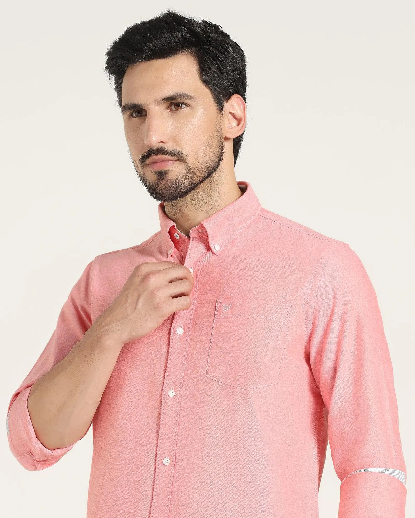 Casual Red Solid Shirt - Ronic