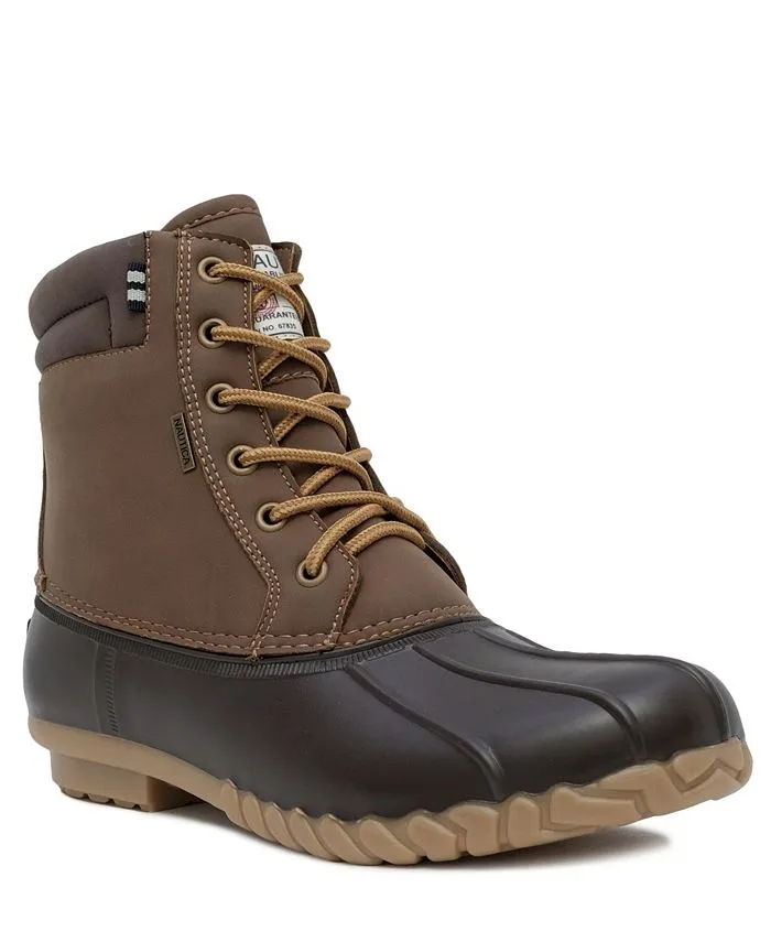 Channing Men's Cold Weather Nautica Boots, Tan, Brown