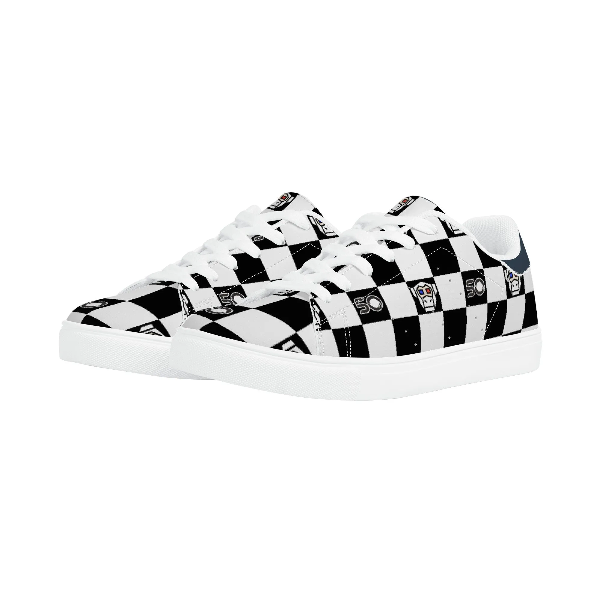 Chess Monkey | Low Top Customized | Shoe Zero