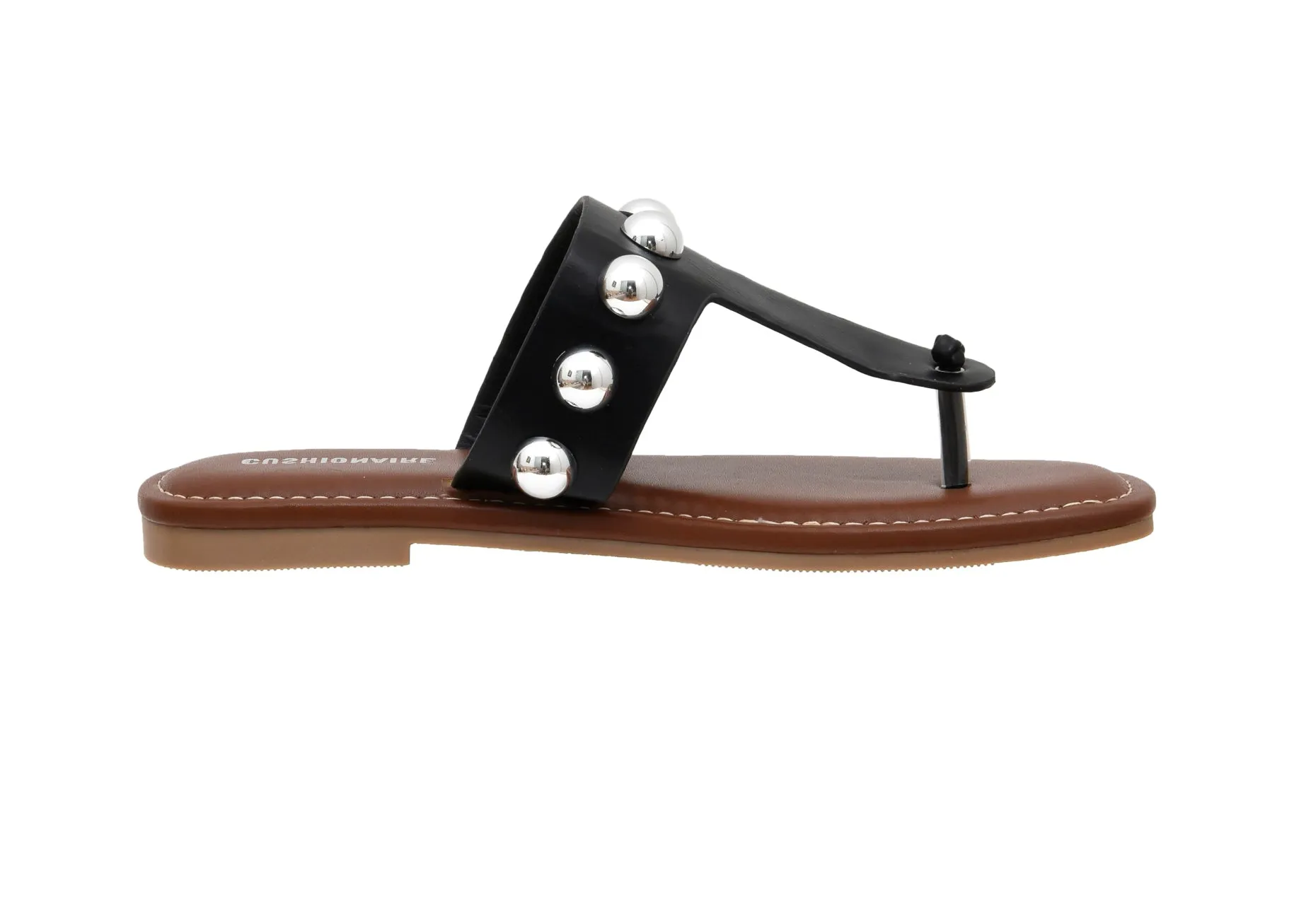 Cindy Studded Thong Sandal