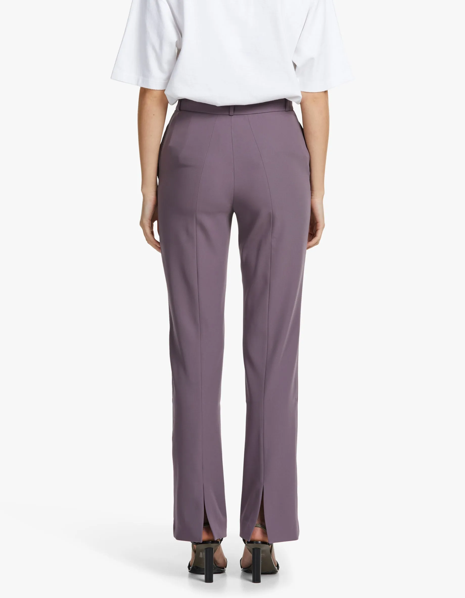 Classic Tailored Trouser - Mauve