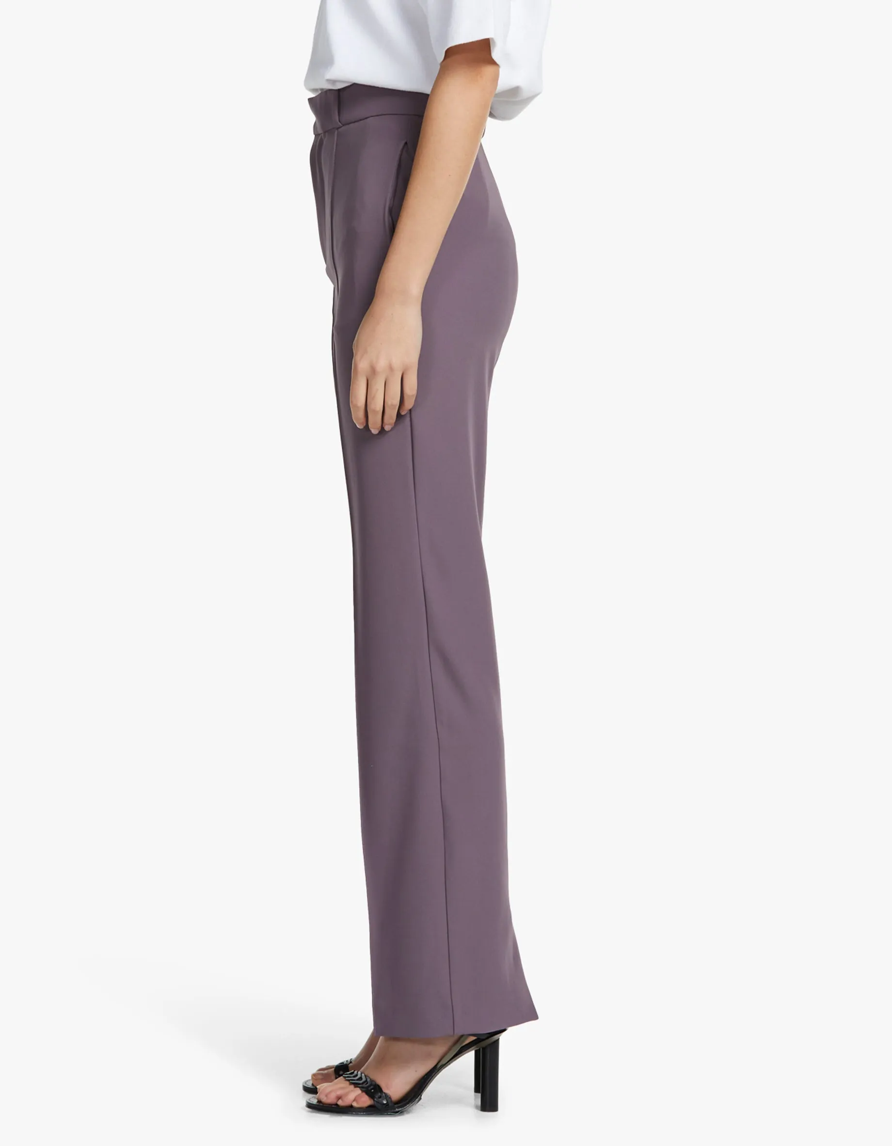 Classic Tailored Trouser - Mauve