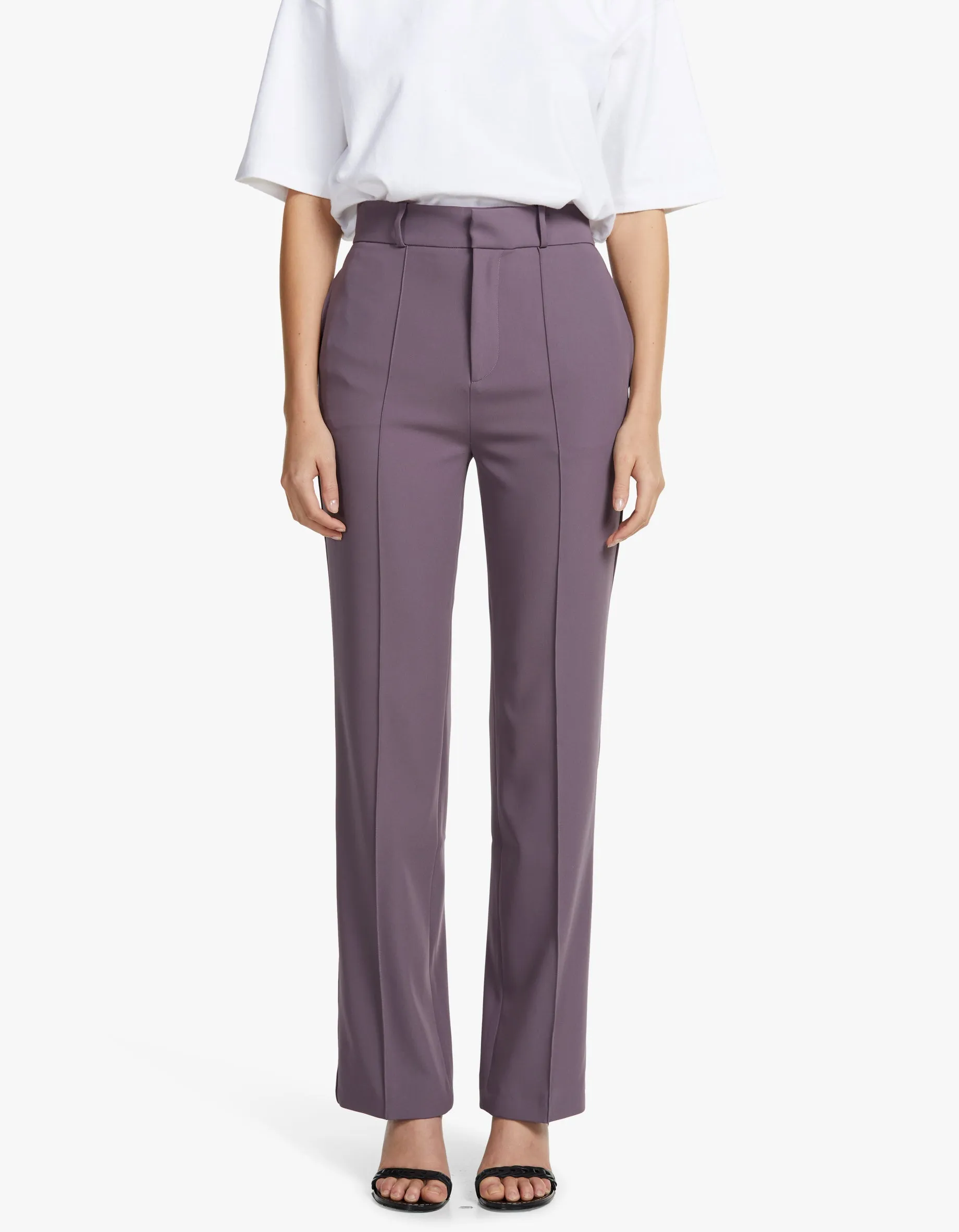 Classic Tailored Trouser - Mauve