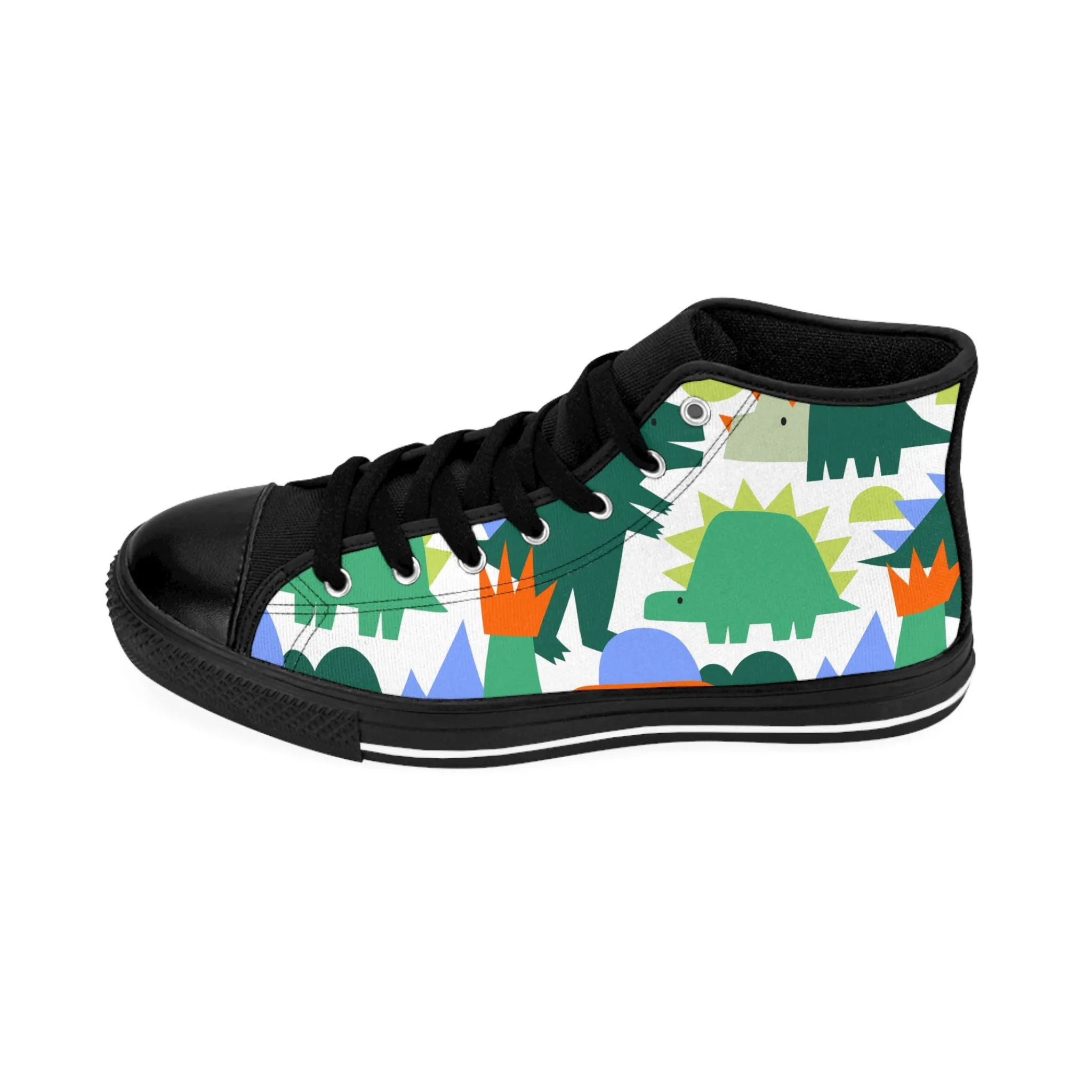 Colorful Dinosaurs Women's Classic Sneakers