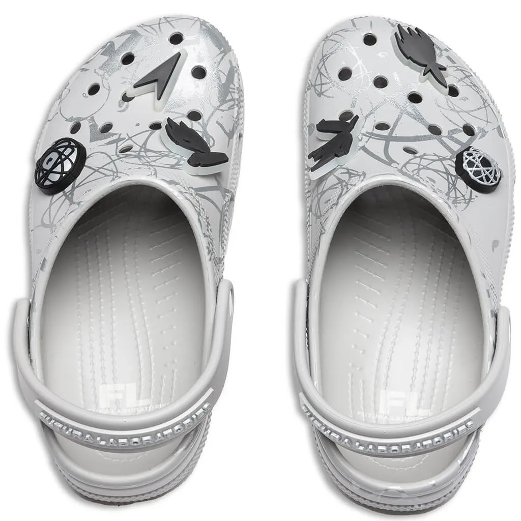 Crocs x The Futura Laboratories Classic Clog - Pearl White