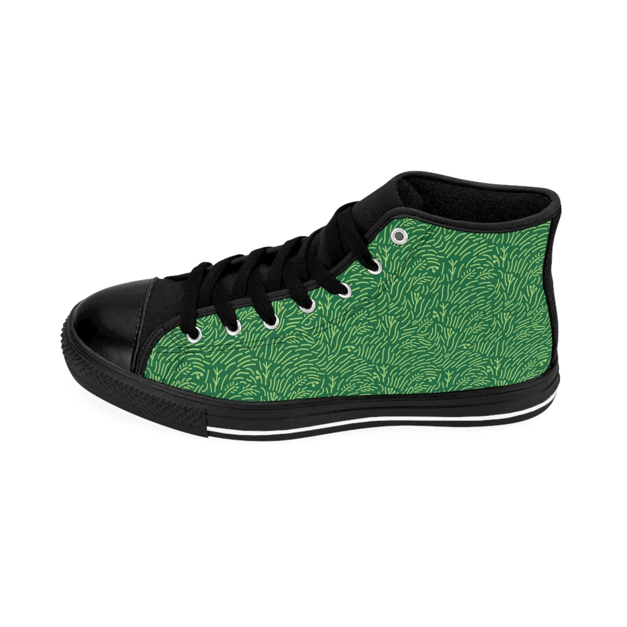 Ditsy Grass Men's Classic Sneakers