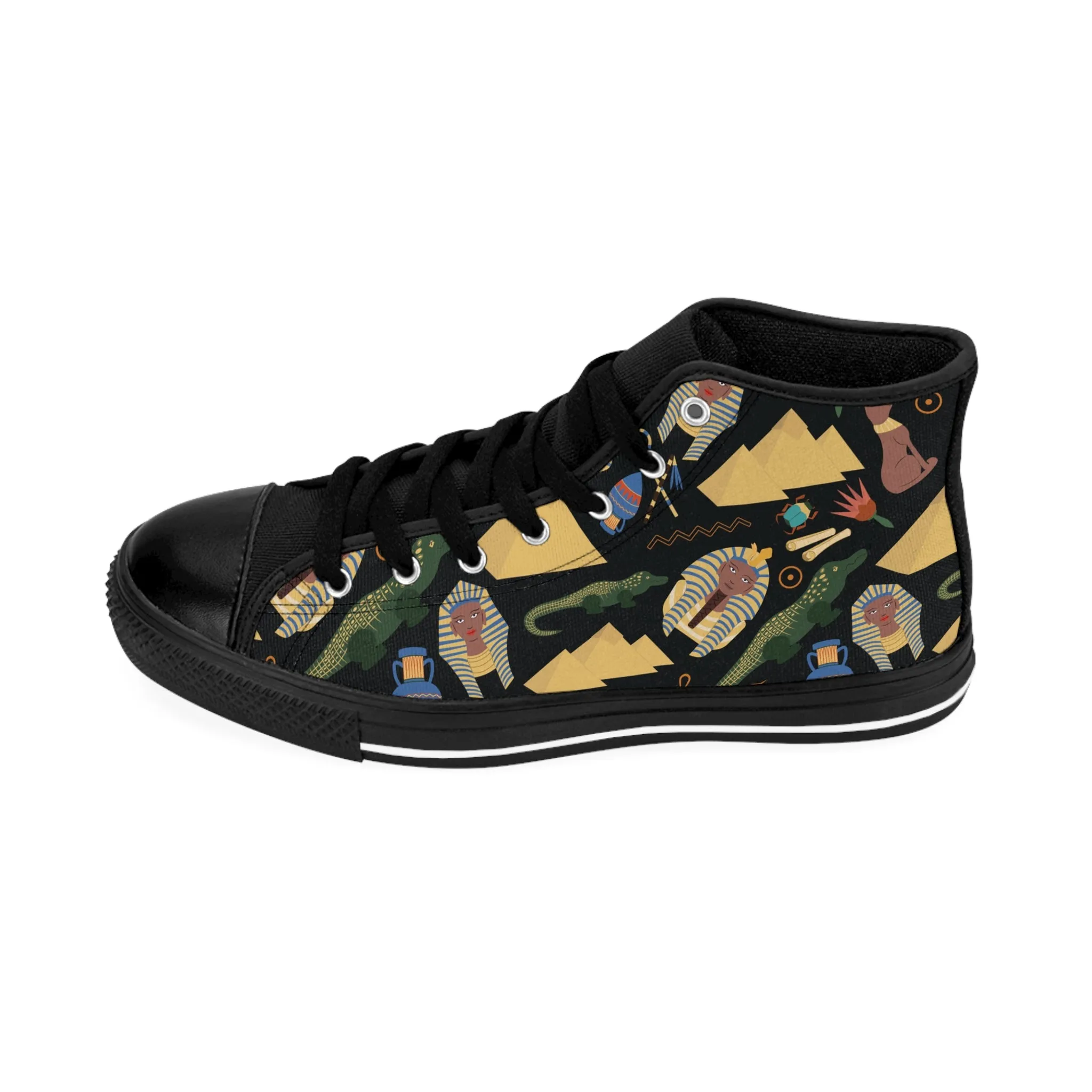 Egyptian Theme Women's Classic Sneakers