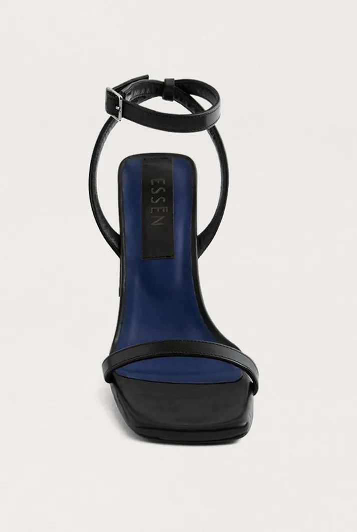 Essential Block Heel Black Sandal