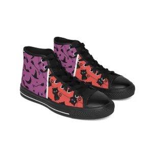 Halloween Kitty Women's Classic Sneakers