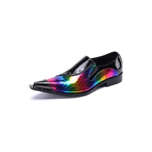 LuxeLeather Exotic Slip-on Smart Shoes