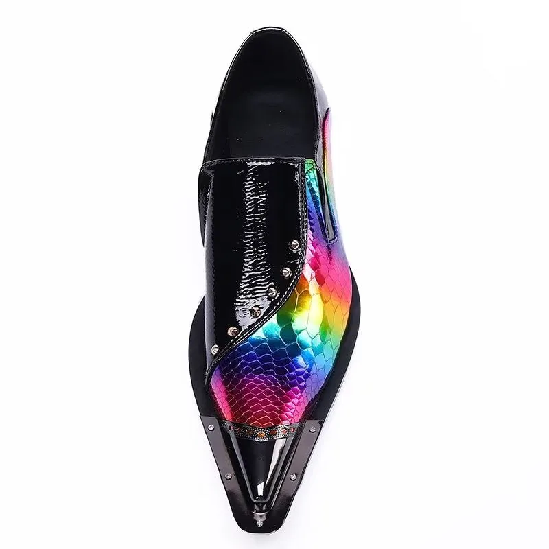 LuxeLeather Exotic Slip-on Smart Shoes