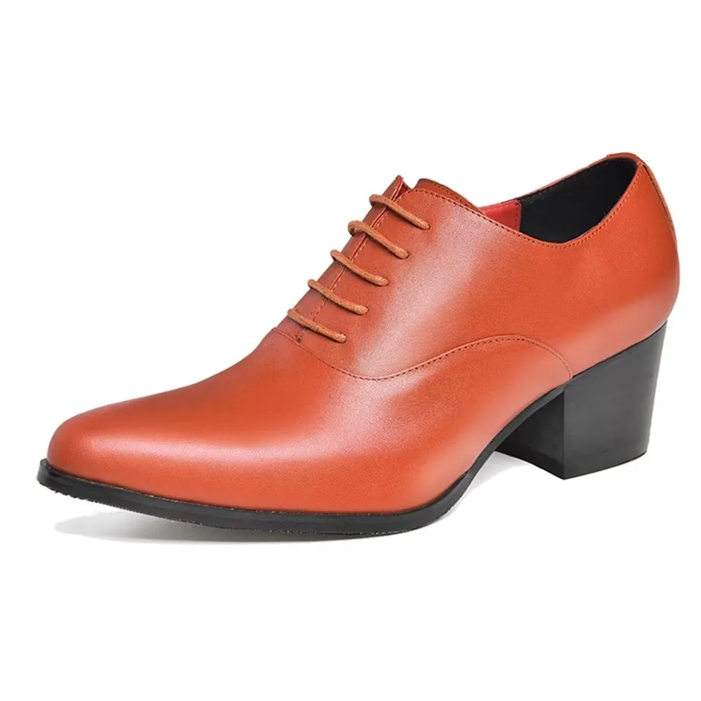 LuxePoint Leather Oxford Dress Shoes