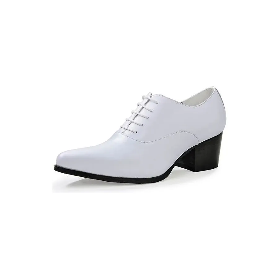 LuxePoint Leather Oxford Dress Shoes