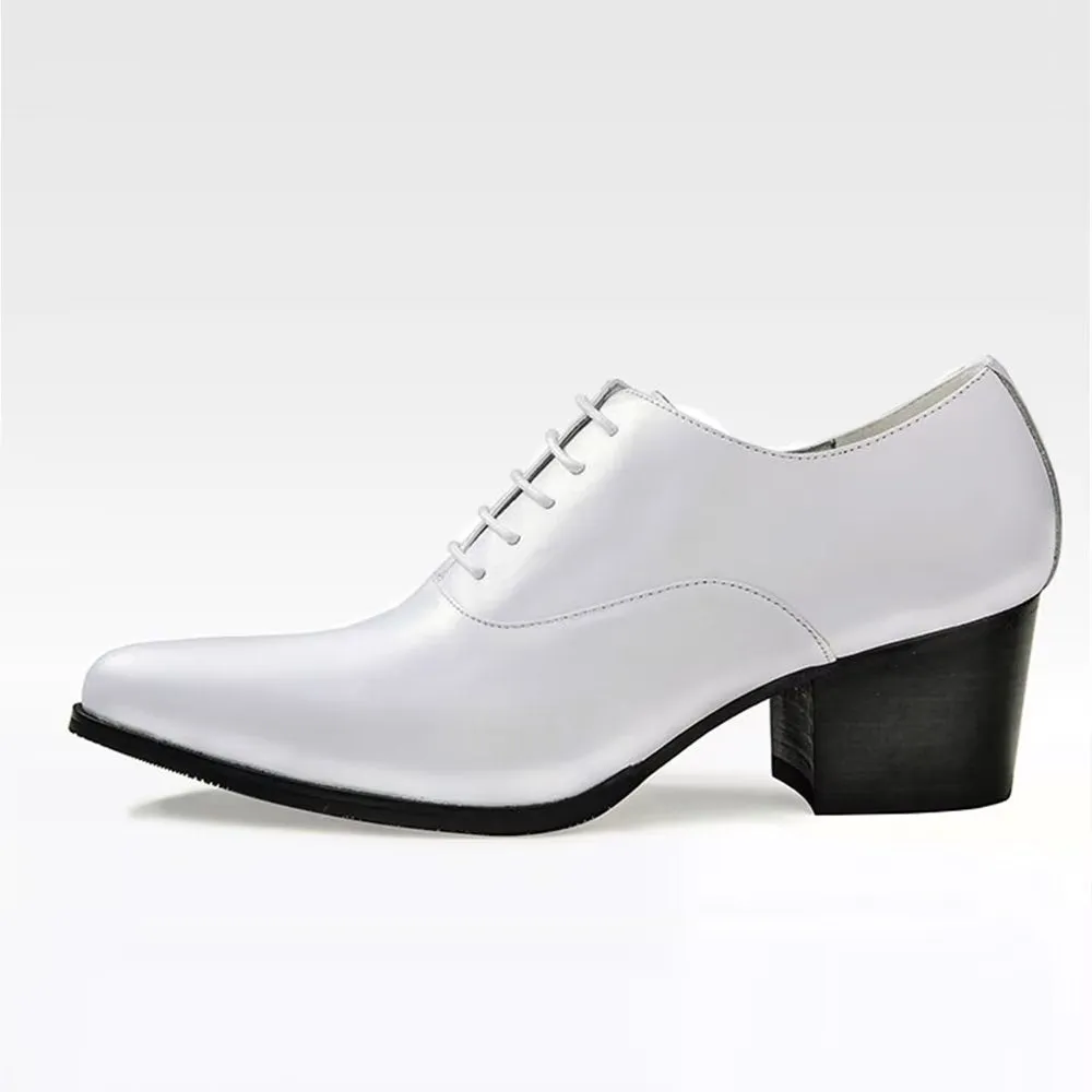 LuxePoint Leather Oxford Dress Shoes