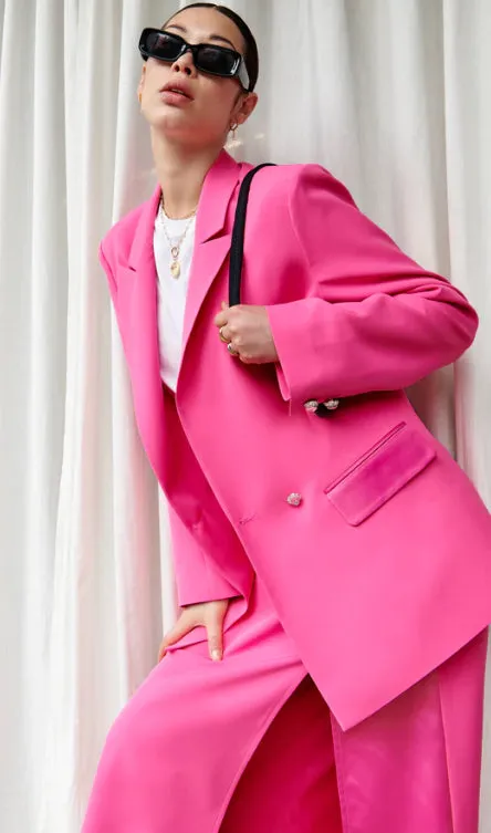 NEVERFULLY DRESSED Pink 54 Blazer