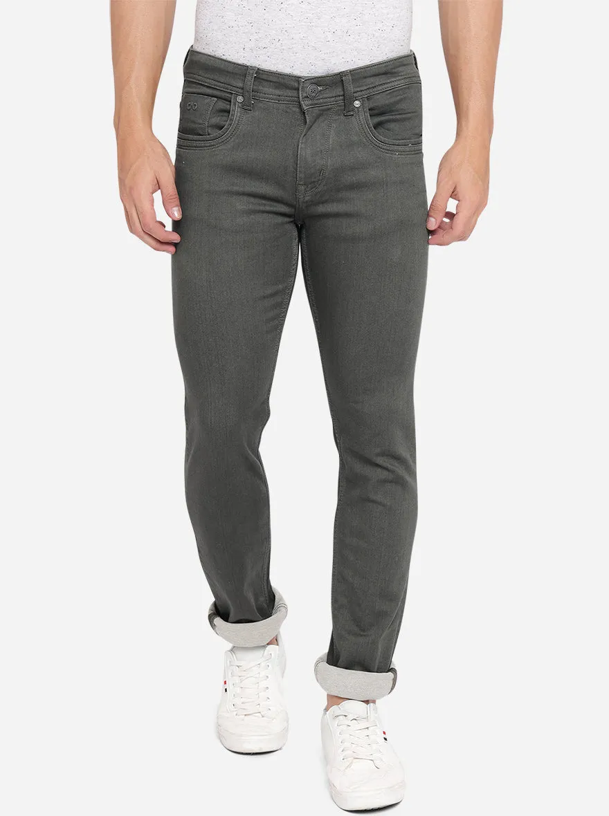 Night Black Washed Slim Fit Jeans | JadeBlue