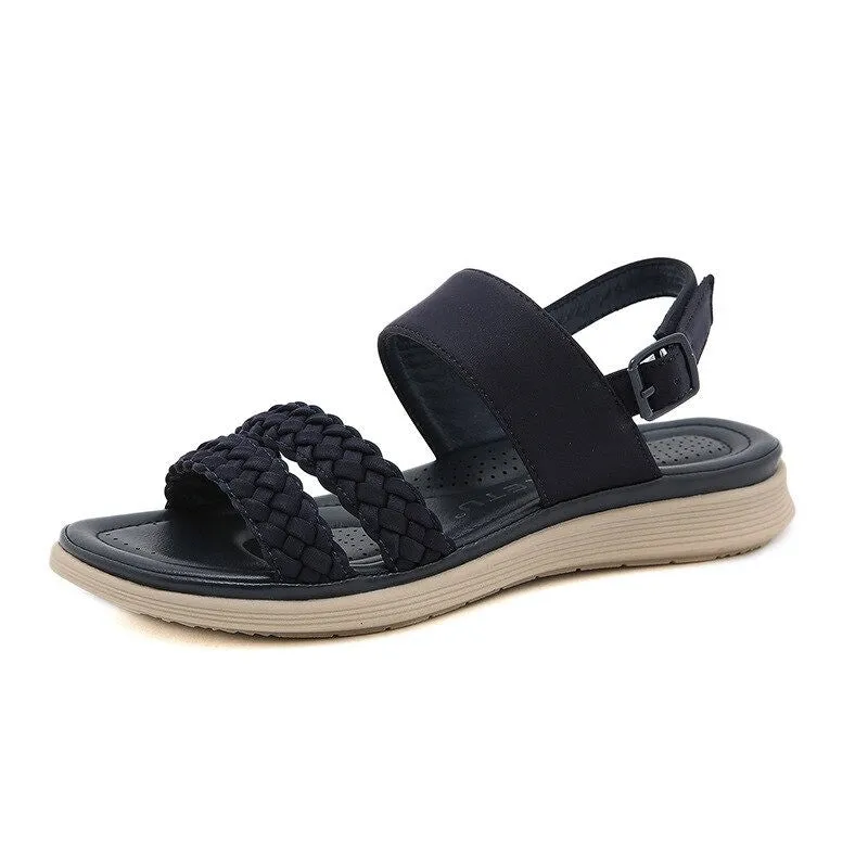 OCW Open Toe Summer Sandals For Women Platform Comfortable Beach