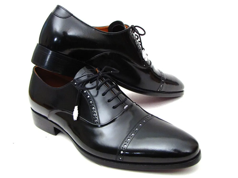 Paul Parkman Men's Captoe Oxfords Black Dress Shoes