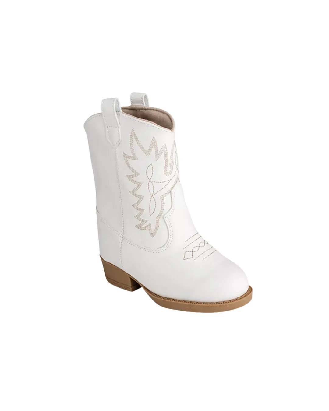 Pointed Cowboy Boot White