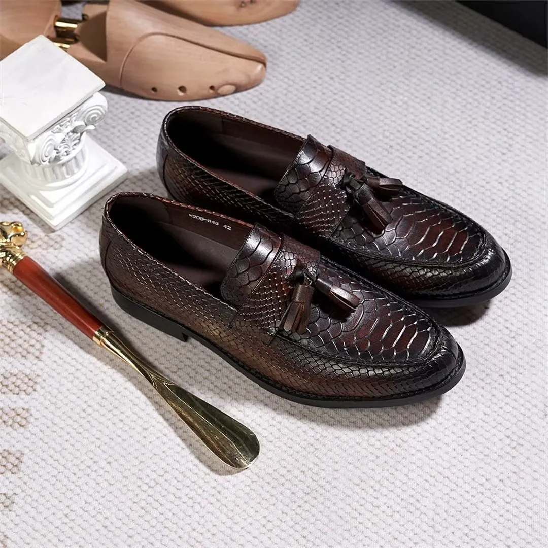 Polished Executive Slip-On Dress Shoes