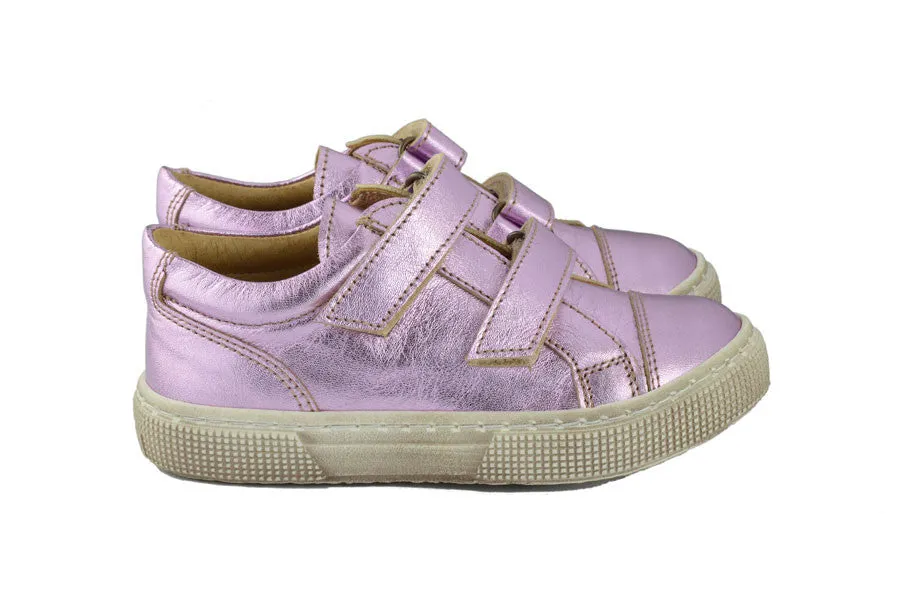 PèPè Girls Metallic Lilac Trainer