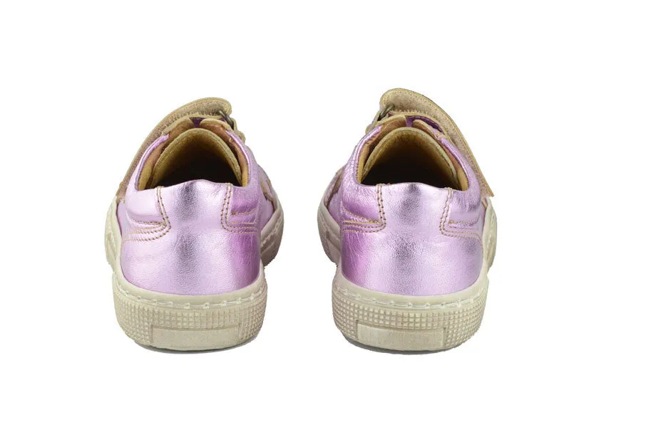 PèPè Girls Metallic Lilac Trainer