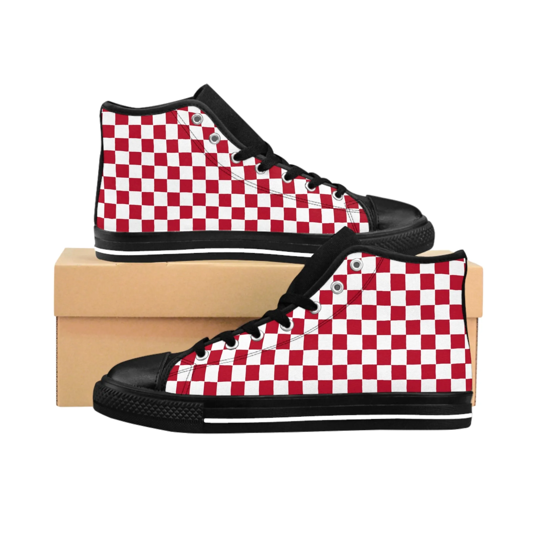 Repeating Pattern Men's Classic Sneakers