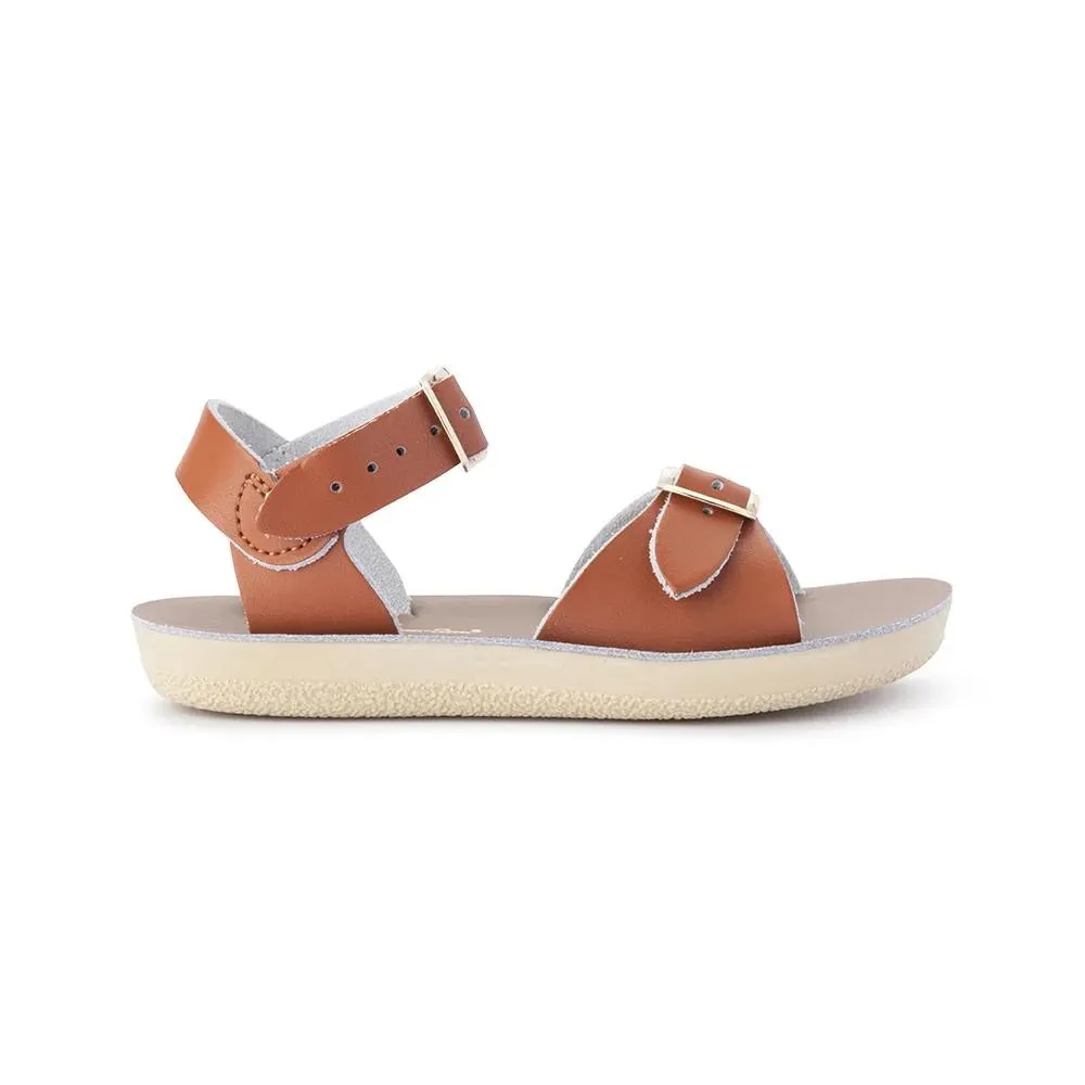 SALT WATER SUN-SAN SURFER SANDALS - TAN