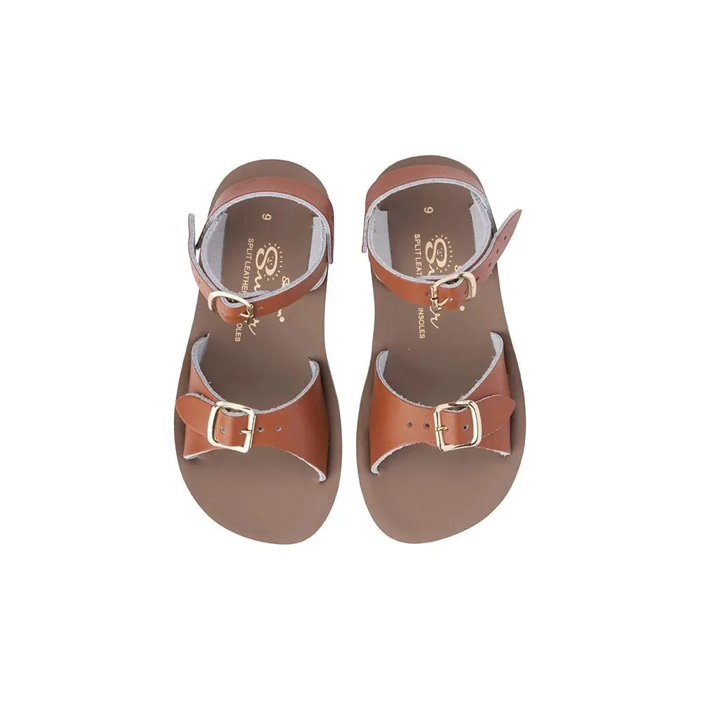 SALT WATER SUN-SAN SURFER SANDALS - TAN