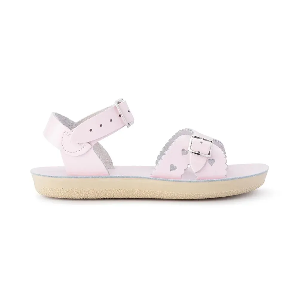 SALT WATER SUN-SAN SWEETHEART SANDALS - SHINY PINK (without box)