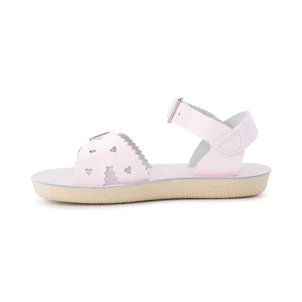 SALT WATER SUN-SAN SWEETHEART SANDALS - SHINY PINK (without box)