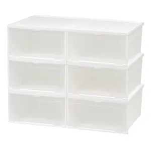 Stacking Shoe Box - 6 Pack