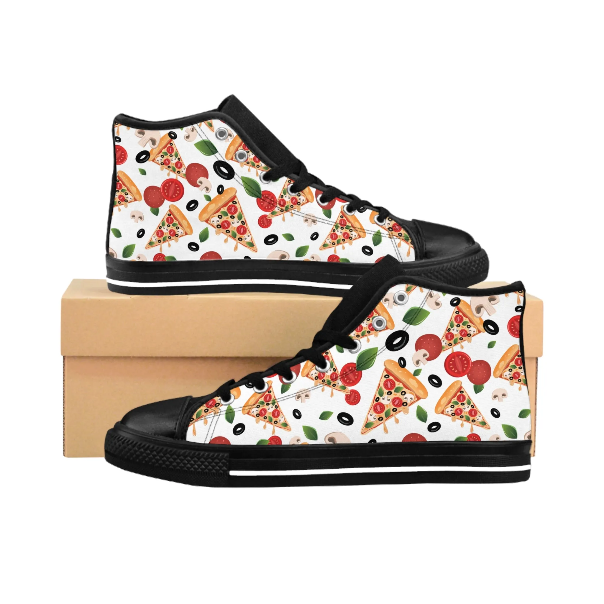 The Works Pizza Men's Classic Sneakers