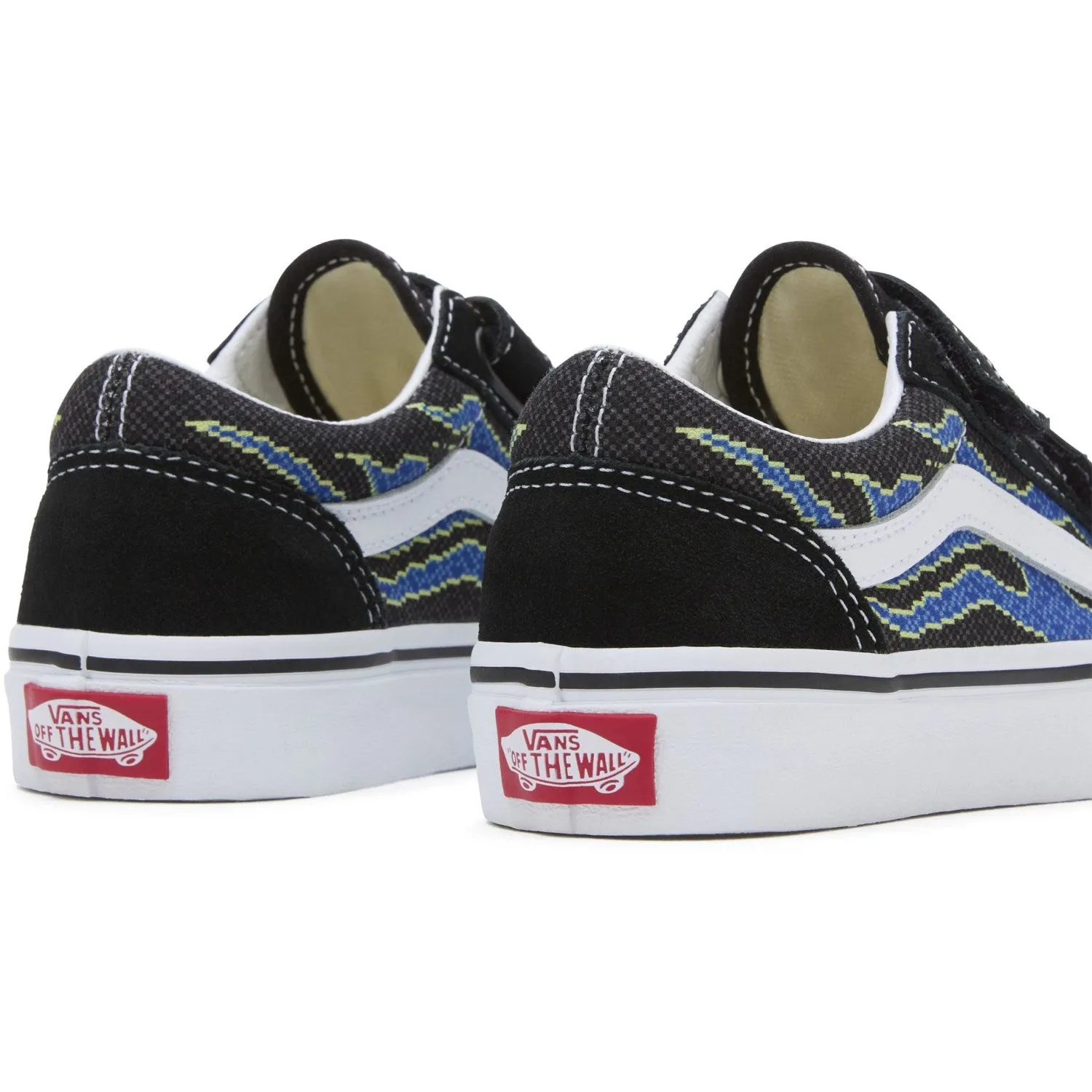 VANS Pixel Flame Black/Blue UY Old Shoeol V Sneakers