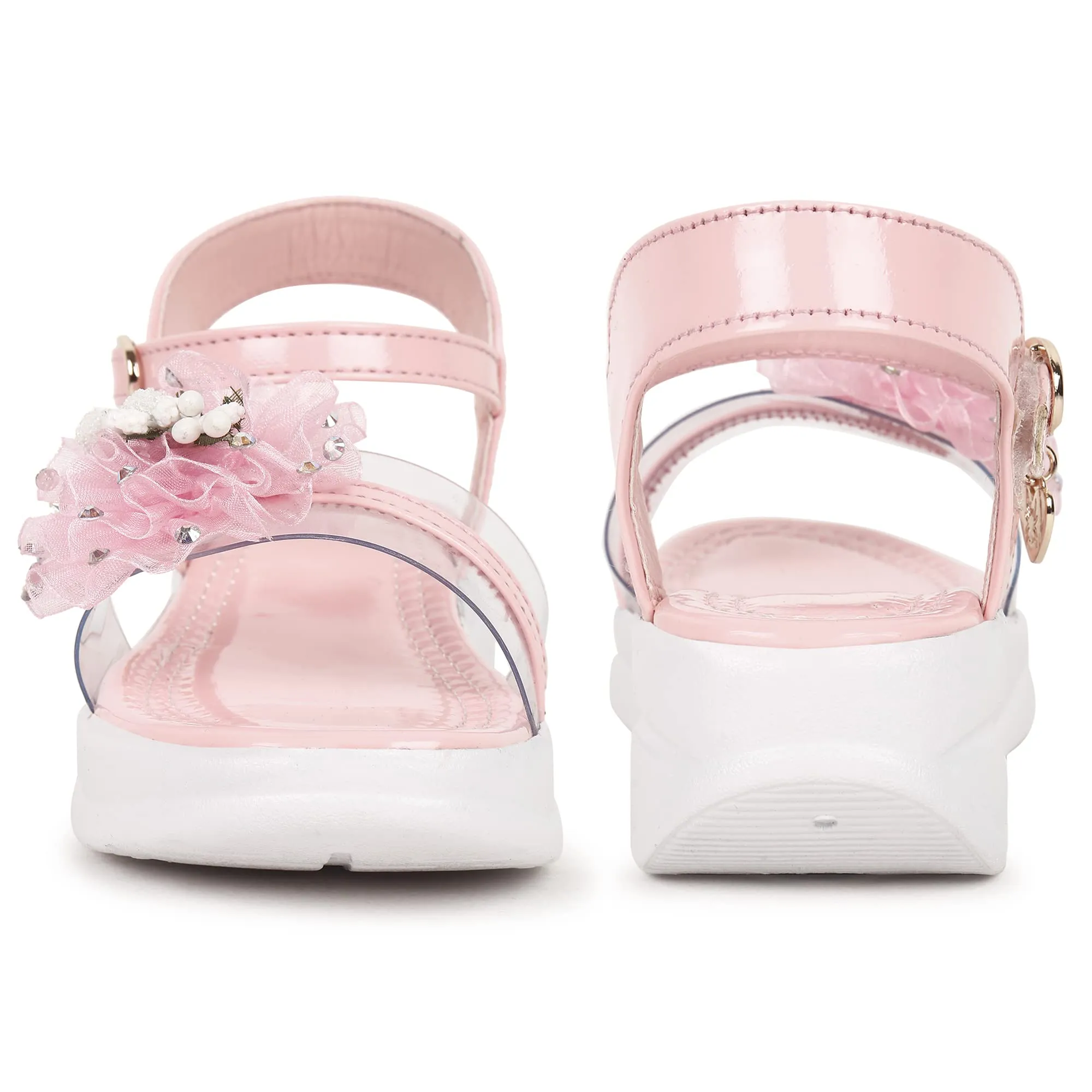 WELL WEAR FASHION KIDS DESIGNER SANDALS (SIZE CHART IN IMAGE) (PINK, numeric_2)