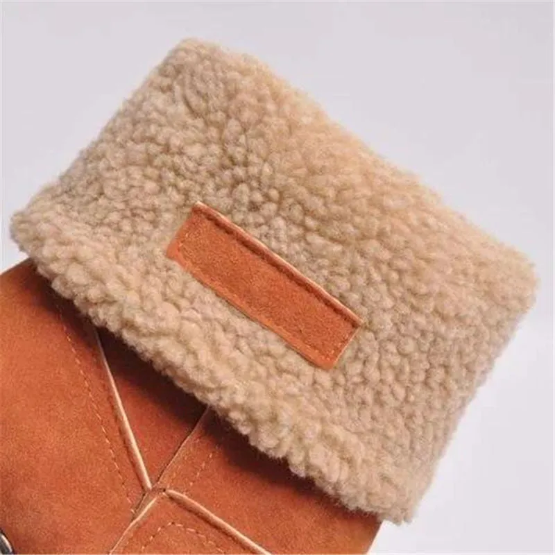 Women Fur Warm Wool Ankle Boot Comfortable Mid Boots