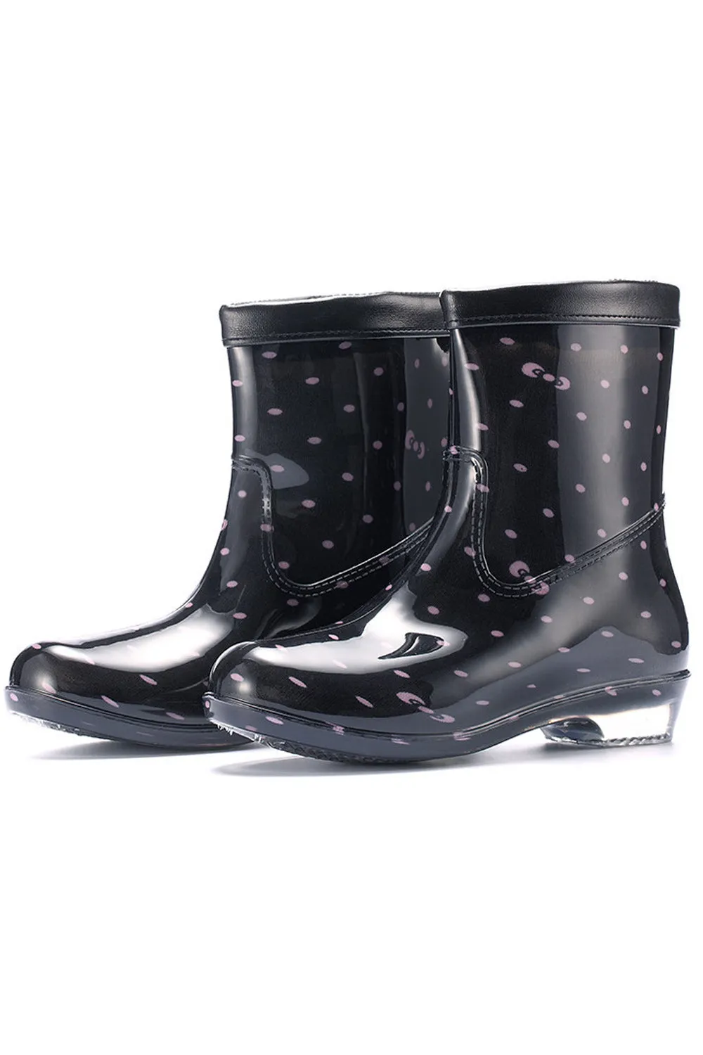 Women Water Resistant Anti Slip Waterproof Rain Boots - WRBC16699