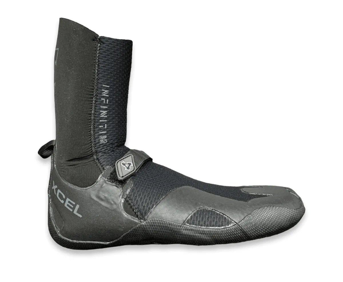 Xcel 8mm Infiniti Round Toe Wetsuit Boots Black